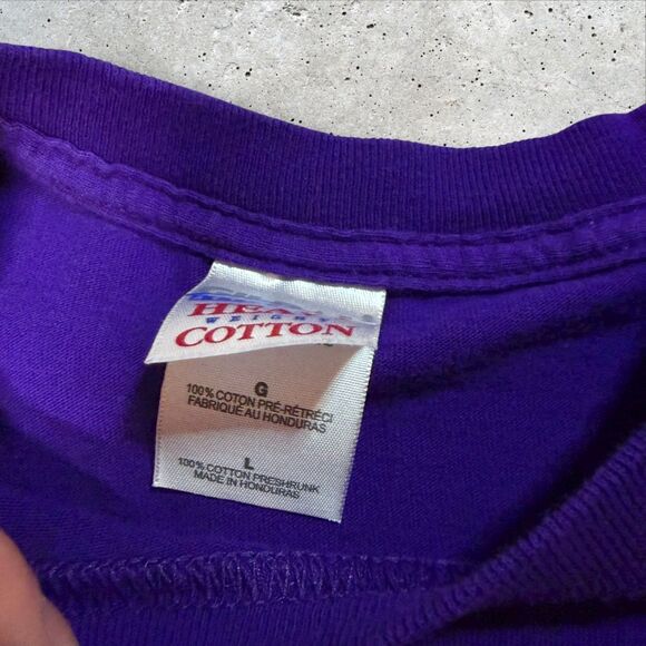 2007 Colorado Rockies NL Champions T-Shirt Large Purple MLB Postseason - Picture 9 of 10